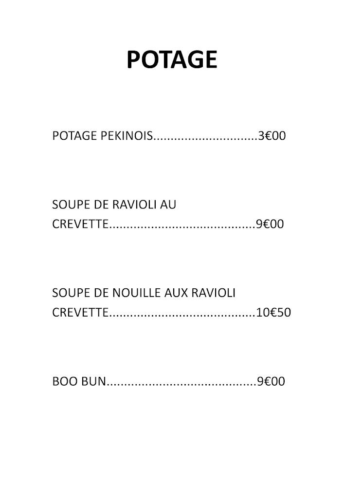 Traiteur Jia Xin - Menu Image 1