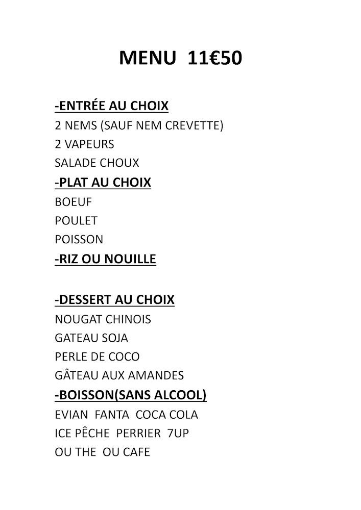 Traiteur Jia Xin - Menu Image 3